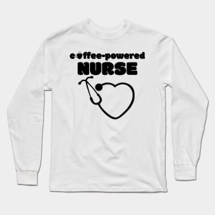 Registered Nurse Life Shirt Nursing Student College Practicum Funny Coffee Long Sleeve T-Shirt